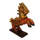 Rustic Painted Wooden Jumping Horse - Antique Finish ht 12 inches Rustic Painted Wooden Jumping Horse - Antique Finish ht 12 inches