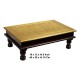 Wooden Rectangular Pooja Chorang Embossed Brass Art 12 X 18 X 6 Inches Wooden Rectangular Pooja Chorang Embossed Brass Art 12 X 18 X 6 Inches