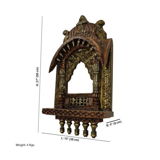 Copper Finish Jharokha ht. 27 Inches