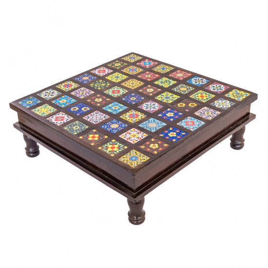 Tile Chowki 18 x 18 inches (49 small tiles of 2x2)