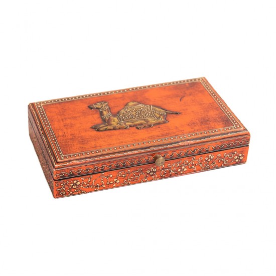Orange Box with Camel Embossed on Top - Small  