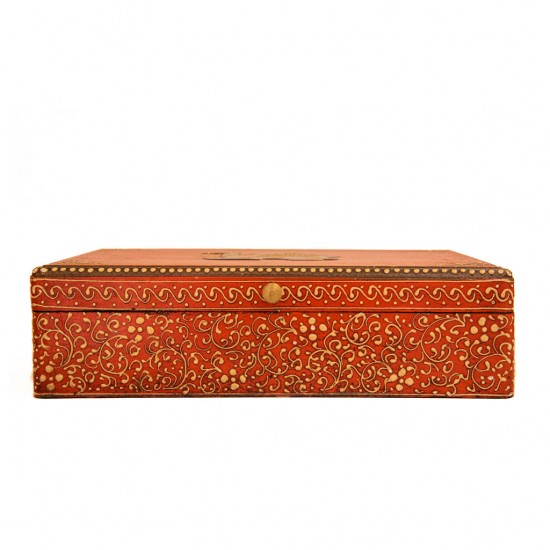 Orange Box with Camel Embossed on Top - Small Orange Box with Camel Embossed on Top - Small
