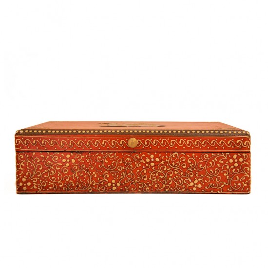 Orange Box with Camel Embossed on Top - Large