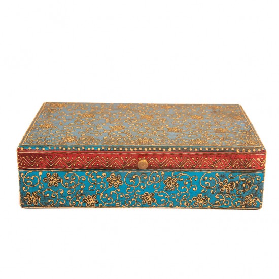 Blue Box with Camel Embossed on Top - Large