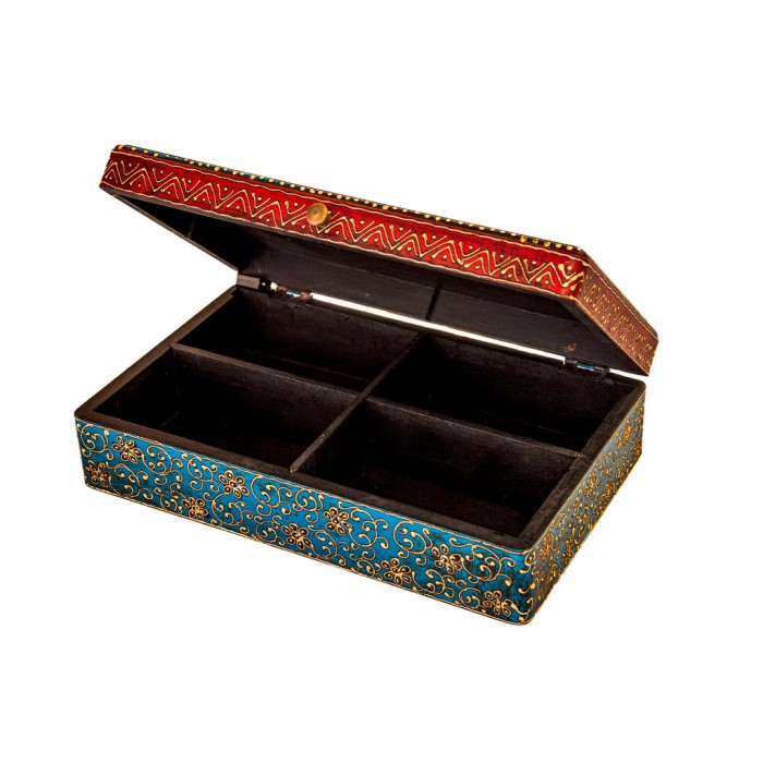 Wooden Mirror Frame - Distressed Blue