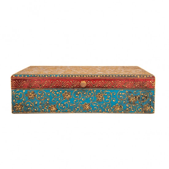 Blue Box with Camel Embossed on Top - Large