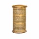 Metal cut work stool with wooden platform Metal cut work stool with wooden platform