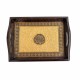 Wooden brass artwork Tray 9 x 12 inch Wooden brass artwork Tray 9 x 12 inch