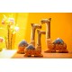 wooden handpainted camel showpiece (set of three)