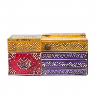 Colorful Oriental jewellery box And Organizer 5.5 x 7 inch  