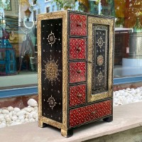 Traditional hand painted wooden cabinet Traditional hand painted wooden cabinet