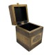 Embossed Brass Tea Box Embossed Brass Tea Box