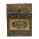 Embossed Brass Art Wooden Sugar Container Box - Full Brass Embossed Brass Art Wooden Sugar Container Box - Full Brass