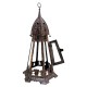 Mughal Art Silver Brown Finished Six Corner Lantern - height 23 Inch Mughal Art Silver Brown Finished Six Corner Lantern - height 23 Inch