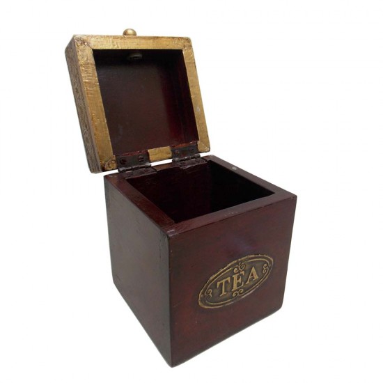 Tea Box Half Brass Tea Box Half Brass