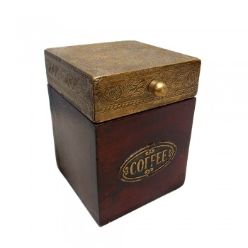 Coffee Box Half Brass