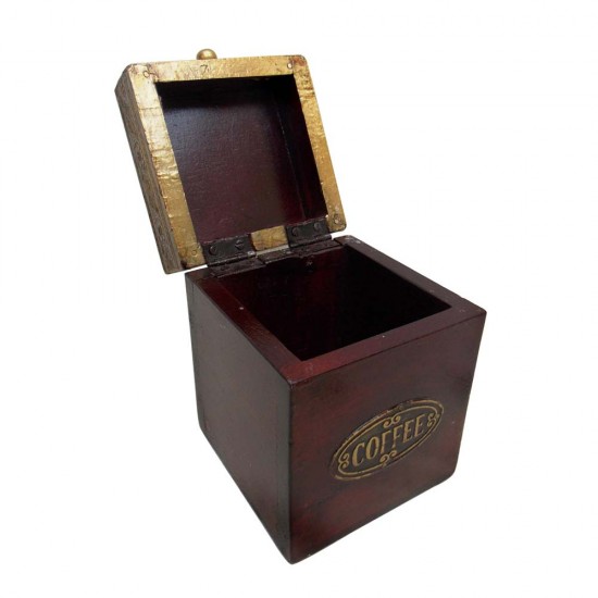 Coffee Box Half Brass