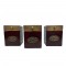 Tea-Coffee-Sugar Box Half Brass- Set of Three