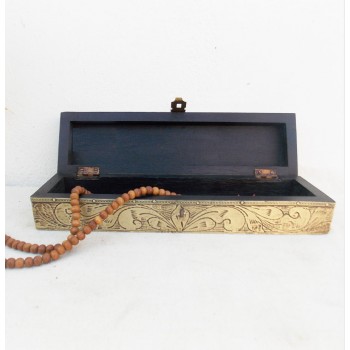 Embossed Brass Art Mangal Sutra Box