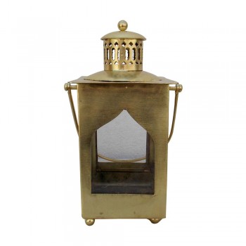 Antique Golden Finish Iron Lantern