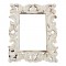 Flower Cut Photo Frame - Distress  White