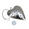 Iron Perforated Heart Tea Light Holder