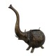Iron Perforated Elephant Tea Light- Festive Decor - Large Iron Perforated Elephant Tea Light- Festive Decor - Large