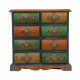 Eight Drawers Wooden Mini Chest 
