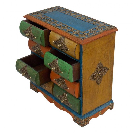Eight Drawers Wooden Mini Chest Eight Drawers Wooden Mini Chest