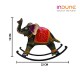 Painted Rocking Elephant - Table Decor Showpiece Painted Rocking Elephant - Table Decor Showpiece