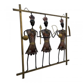 Iron Craft African Hunter Wall Decor Frame