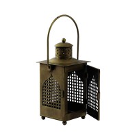 Antique Golden Finish Iron Minar Lantern