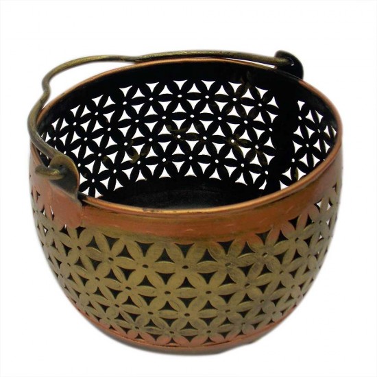Iron Perforated Basket Dia 6 Inch