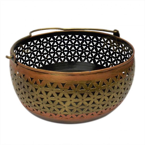 Iron Perforated Basket Dia 10 Inch