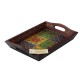 Hand Painted Wooden Serving Tray Hand Painted Wooden Serving Tray