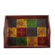 Hand Painted Wooden Serving Tray Hand Painted Wooden Serving Tray
