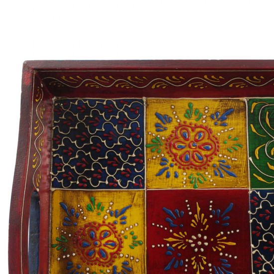 Hand Painted Wooden Serving Tray