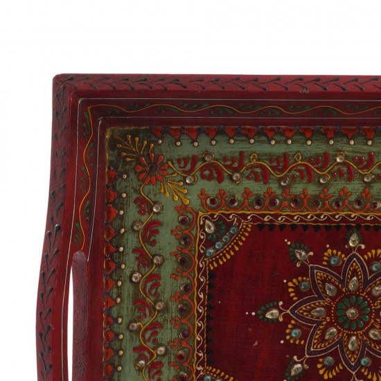 Hand Painted Wooden Serving Tray Hand Painted Wooden Serving Tray