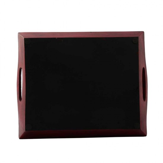 Hand Painted Wooden Serving Tray Hand Painted Wooden Serving Tray