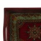 Hand Painted Wooden Serving Tray Hand Painted Wooden Serving Tray