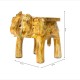 Wooden Elephant Bass Art - Distressed Cream Wooden Elephant Bass Art - Distressed Cream