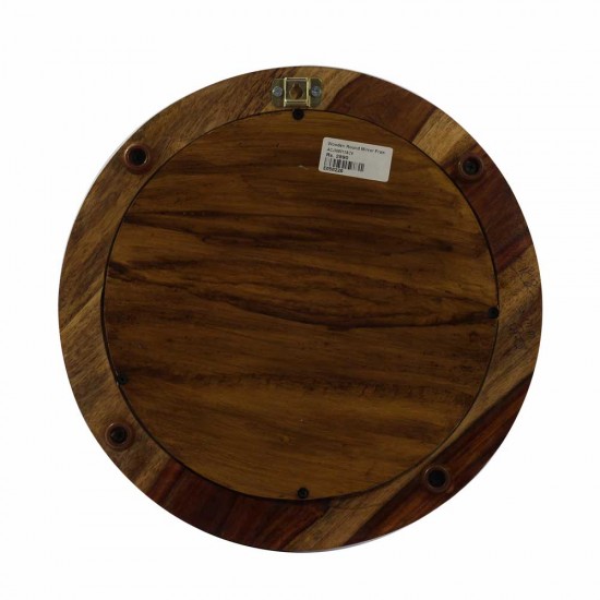 Wooden Round Mirror Frame Wooden Round Mirror Frame