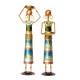 Tribal Women at Farm - Blue (Set of Two) Tribal Women at Farm - Blue (Set of Two)