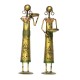 Tribal Women at Farm - Green Golden (Set of Two) Tribal Women at Farm - Green Golden (Set of Two)