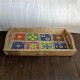Ceramic Tile -Blocked Wooden Serving Tray (8 Tile , 8 x 15 Inches) Ceramic Tile -Blocked Wooden Serving Tray (8 Tile , 8 x 15 Inches)