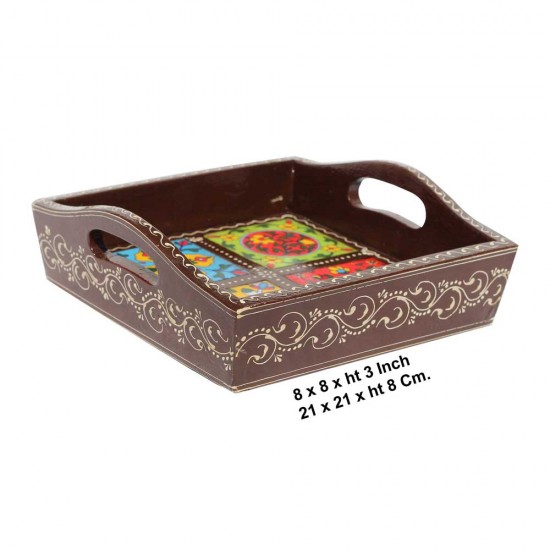 Handcrafted wooden platter for kitchen handmade-tray-wood