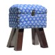 Wooden Cushioned Stool with Box Wooden Cushioned Stool with Box