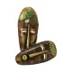 Tribal Mask Wall Hanging Male Female Set