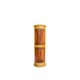Wooden Umbrella Stand/ Cylindrical Planter with Brass art height 18 inches