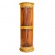 Wooden Umbrella Stand/ Cylindrical Planter with Brass art height 24 inches Wooden Umbrella Stand/ Cylindrical Planter with Brass art height 24 inches